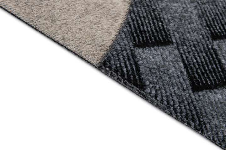 4' 11 x 8' 1 Cowhide - Patchwork Rug