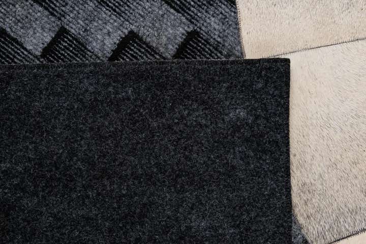 4' 11 x 8' 1 Cowhide - Patchwork Rug