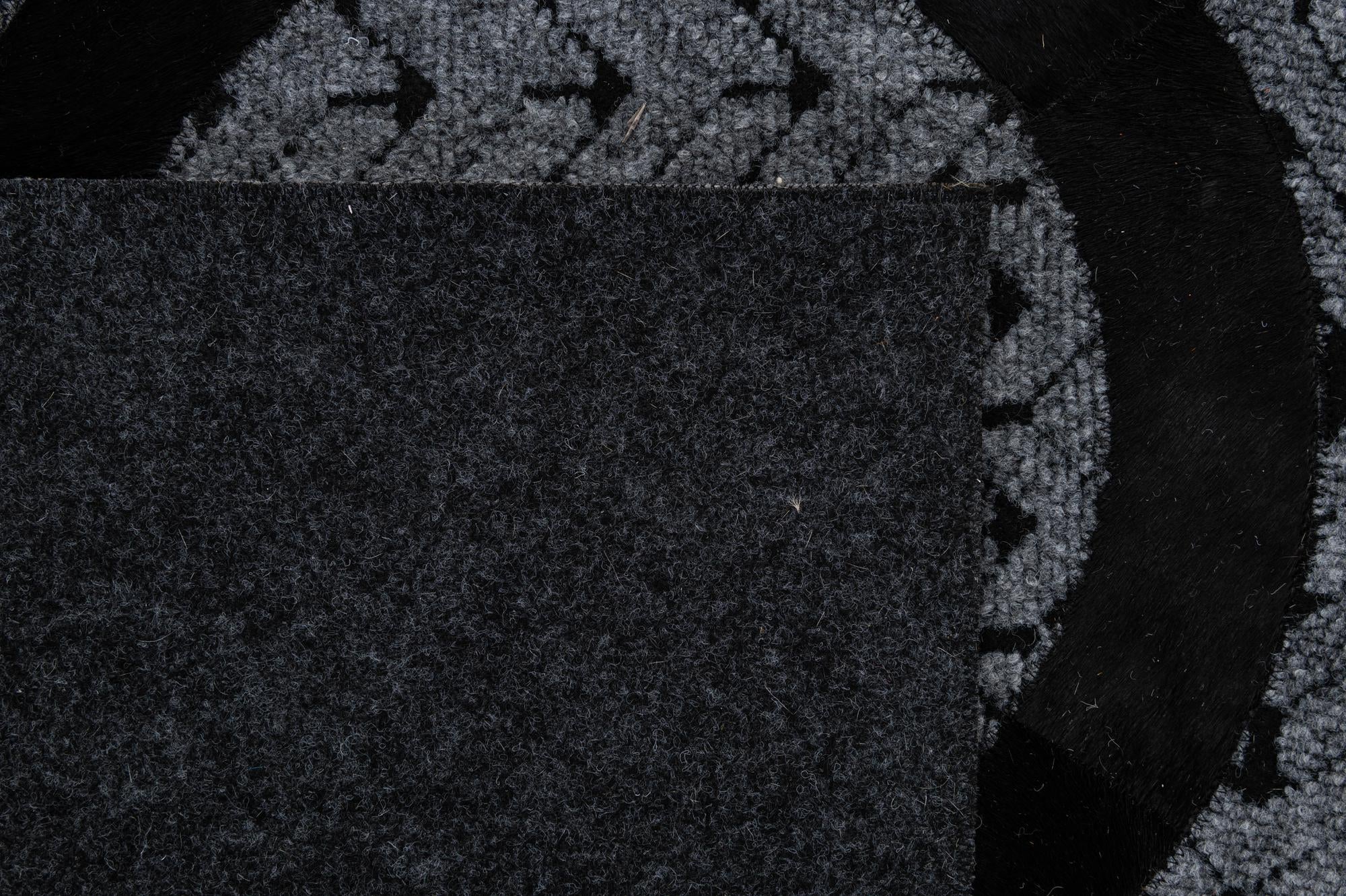 5' 1 x 8' Cowhide - Patchwork Rug