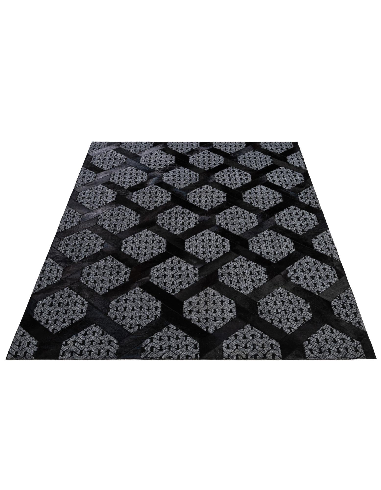 5' 4 x 7' 11 Cowhide - Patchwork Rug