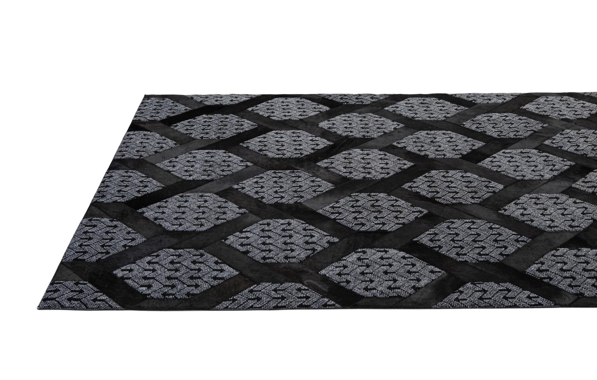 5' 4 x 7' 11 Cowhide - Patchwork Rug