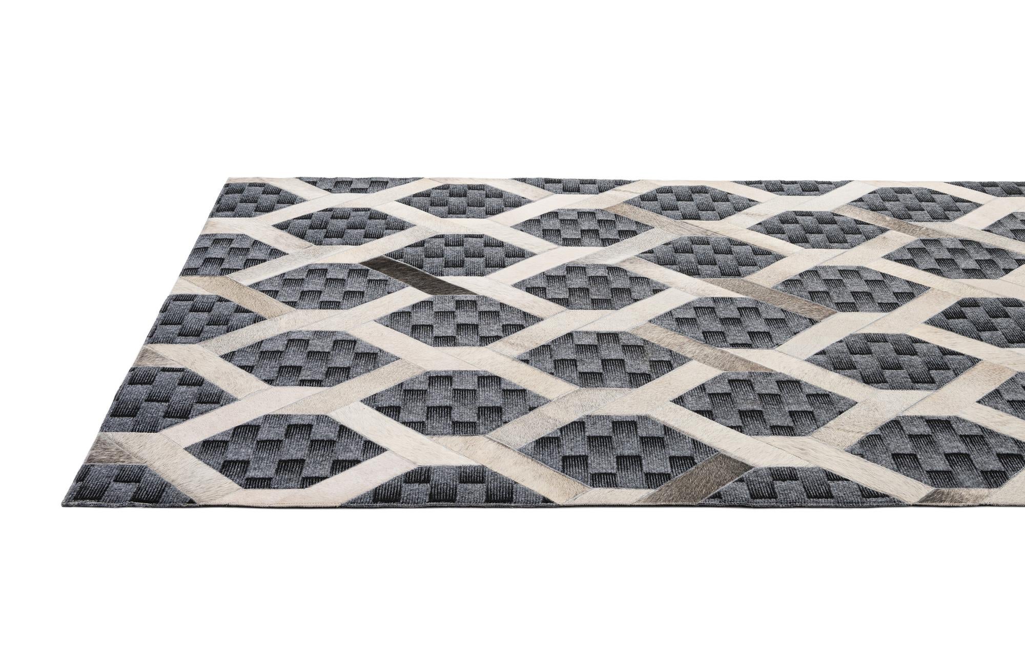 5' 4 x 7' 10 Cowhide - Patchwork Rug