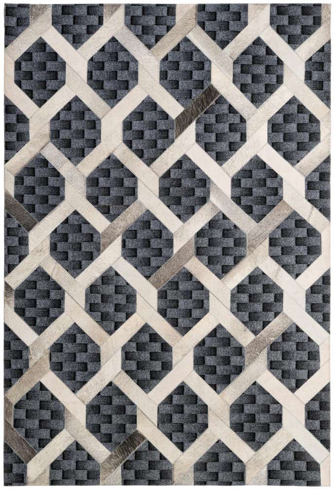 5' 4 x 7' 10 Cowhide - Patchwork Rug