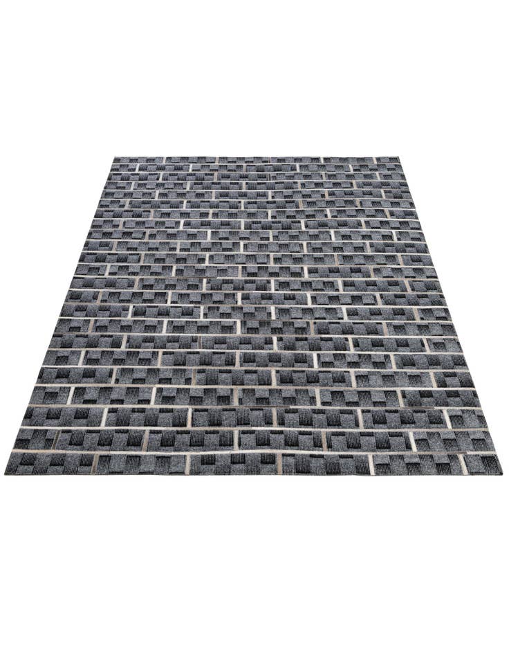 Detail image of 5' 1 x 7' 9 Cowhide - Patchwork Rug