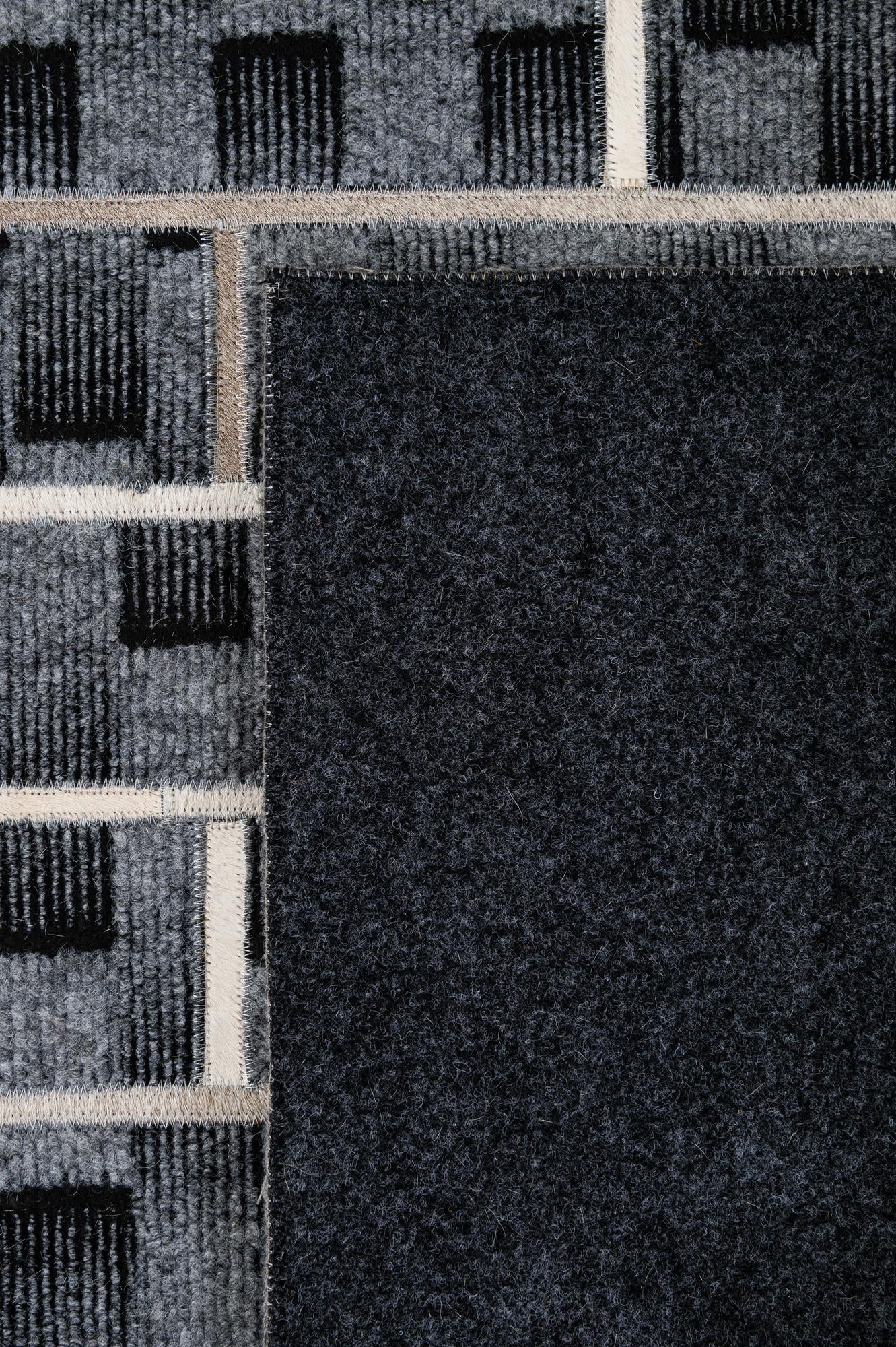 5' 1 x 7' 9 Cowhide - Patchwork Rug