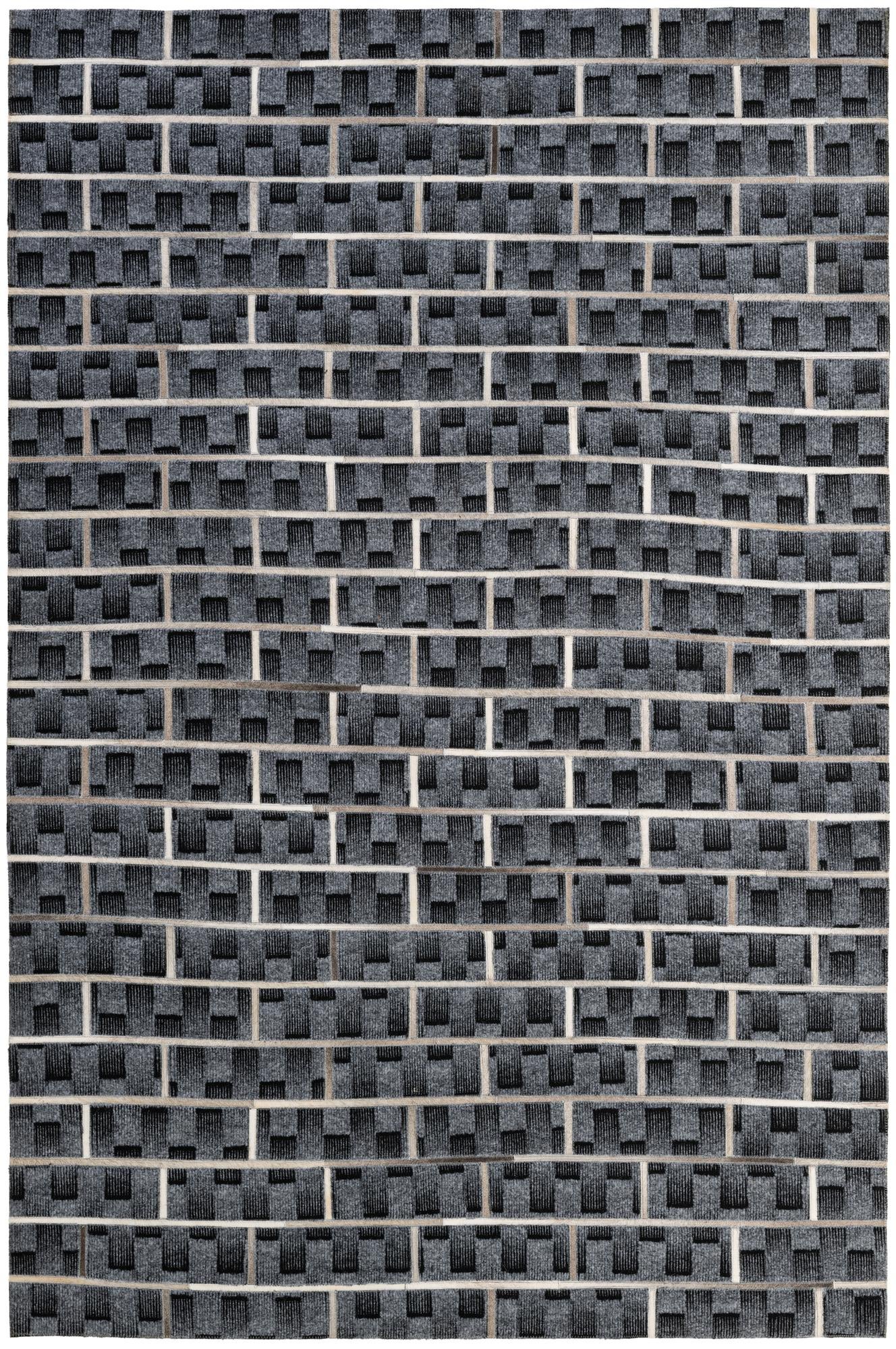 5' 1 x 7' 9 Cowhide - Patchwork Rug