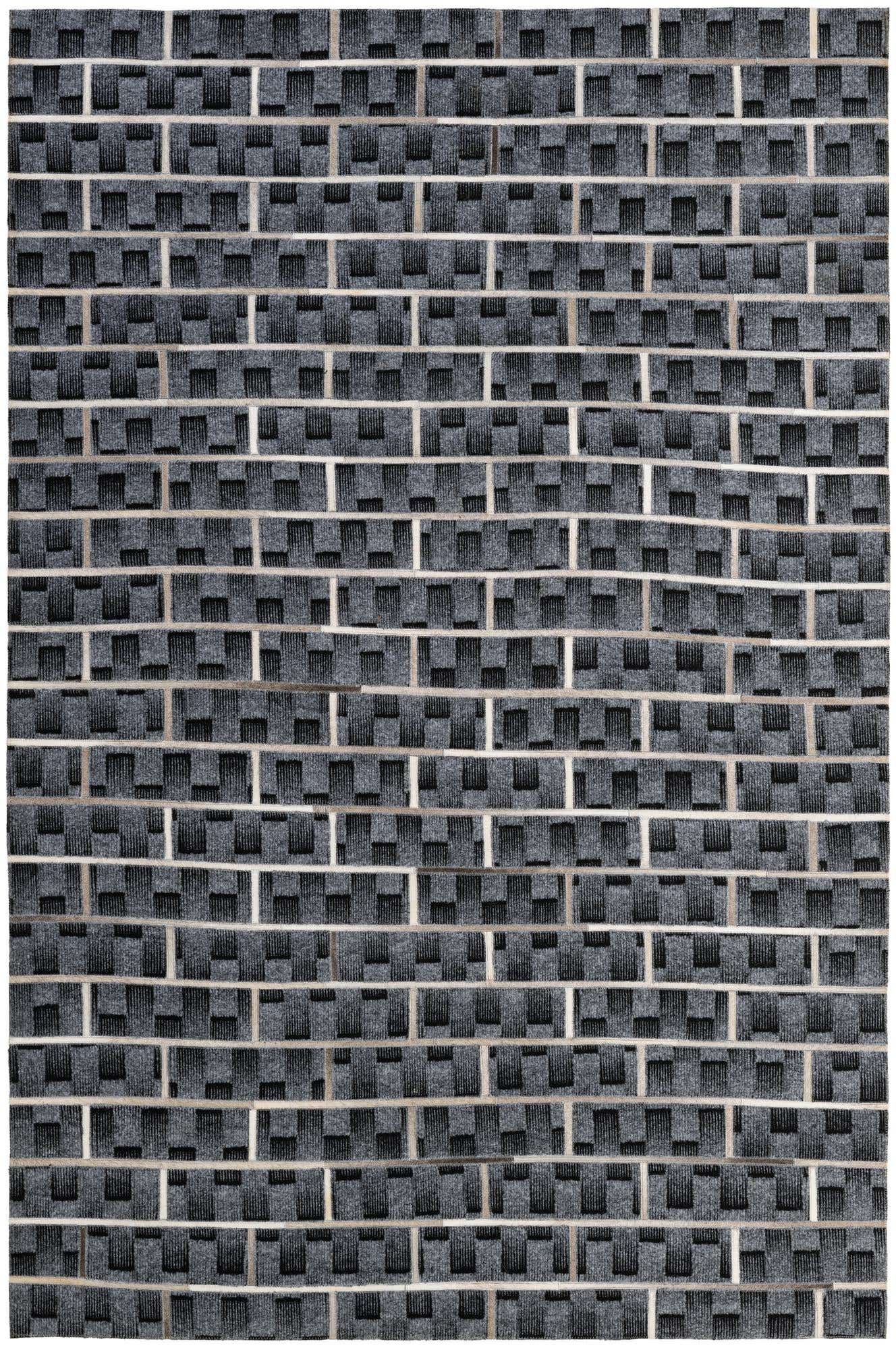 5' 1 x 7' 9 Cowhide - Patchwork Rug