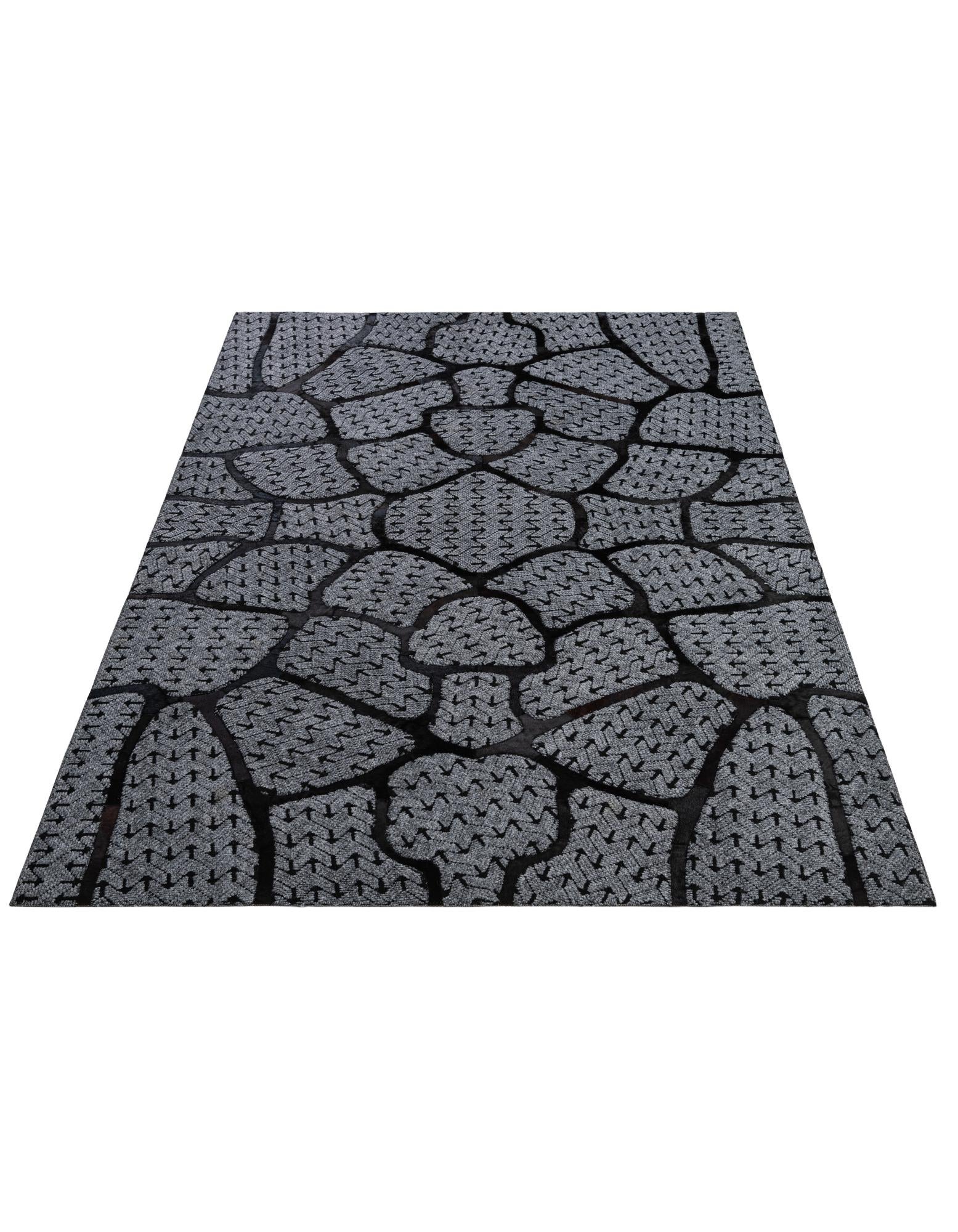 5' 2 x 8' 1 Cowhide - Patchwork Rug