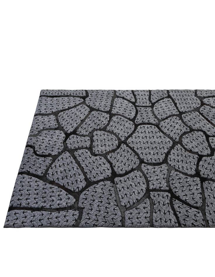 Detail image of 5' 2 x 8' 1 Cowhide - Patchwork Rug