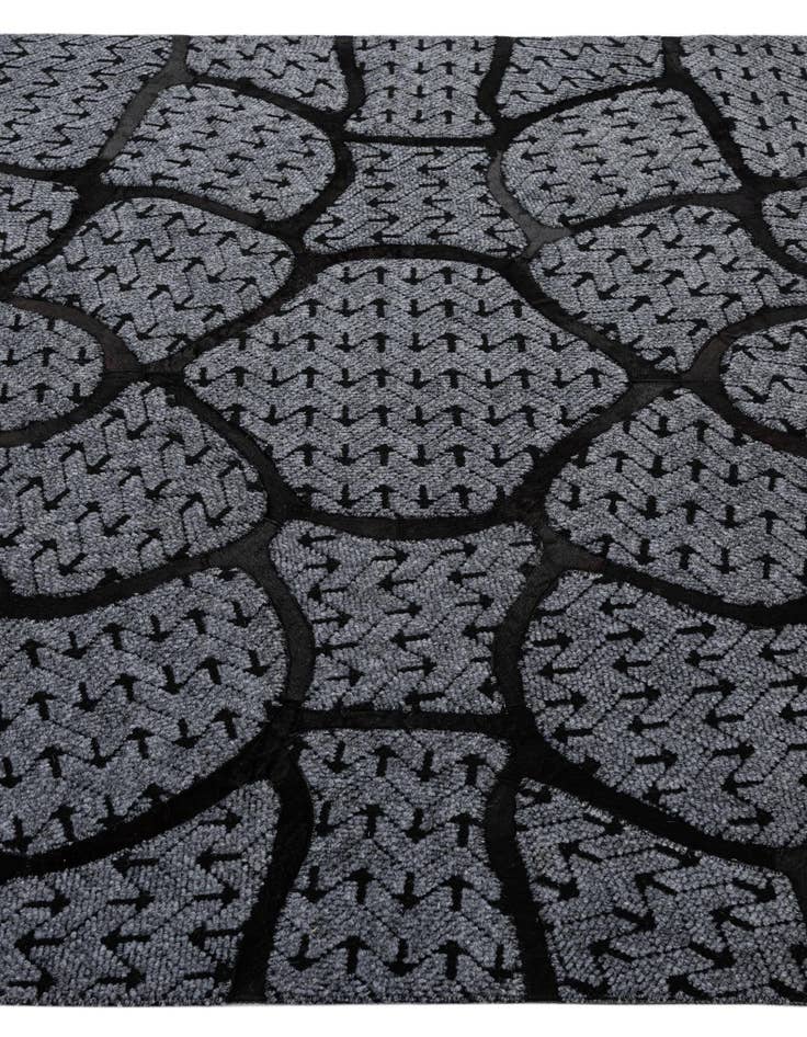 Detail image of 5' 2 x 8' 1 Cowhide - Patchwork Rug