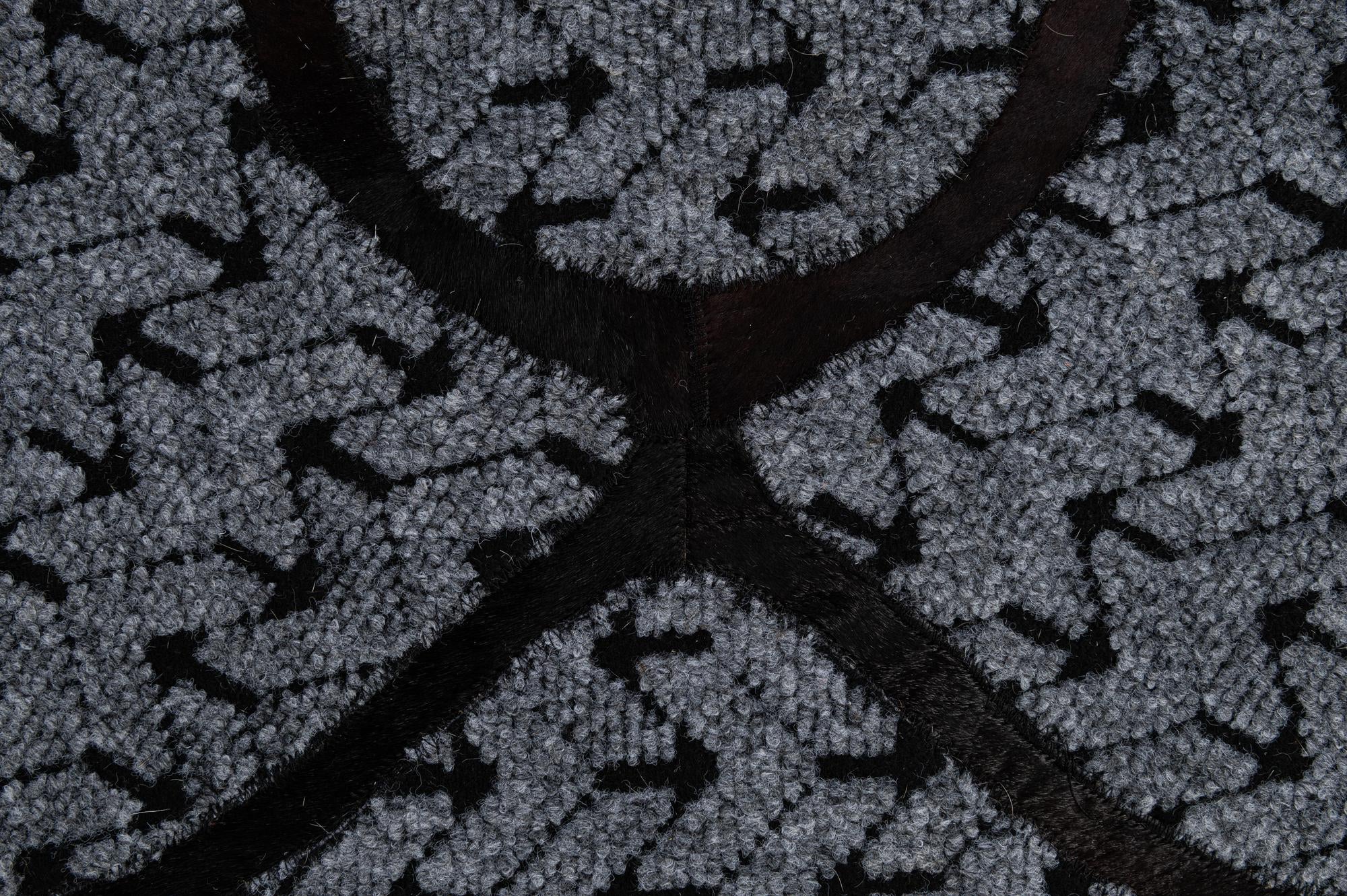 5' 2 x 8' 1 Cowhide - Patchwork Rug