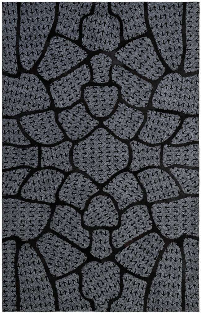 5' 2 x 8' 1 Cowhide - Patchwork Rug