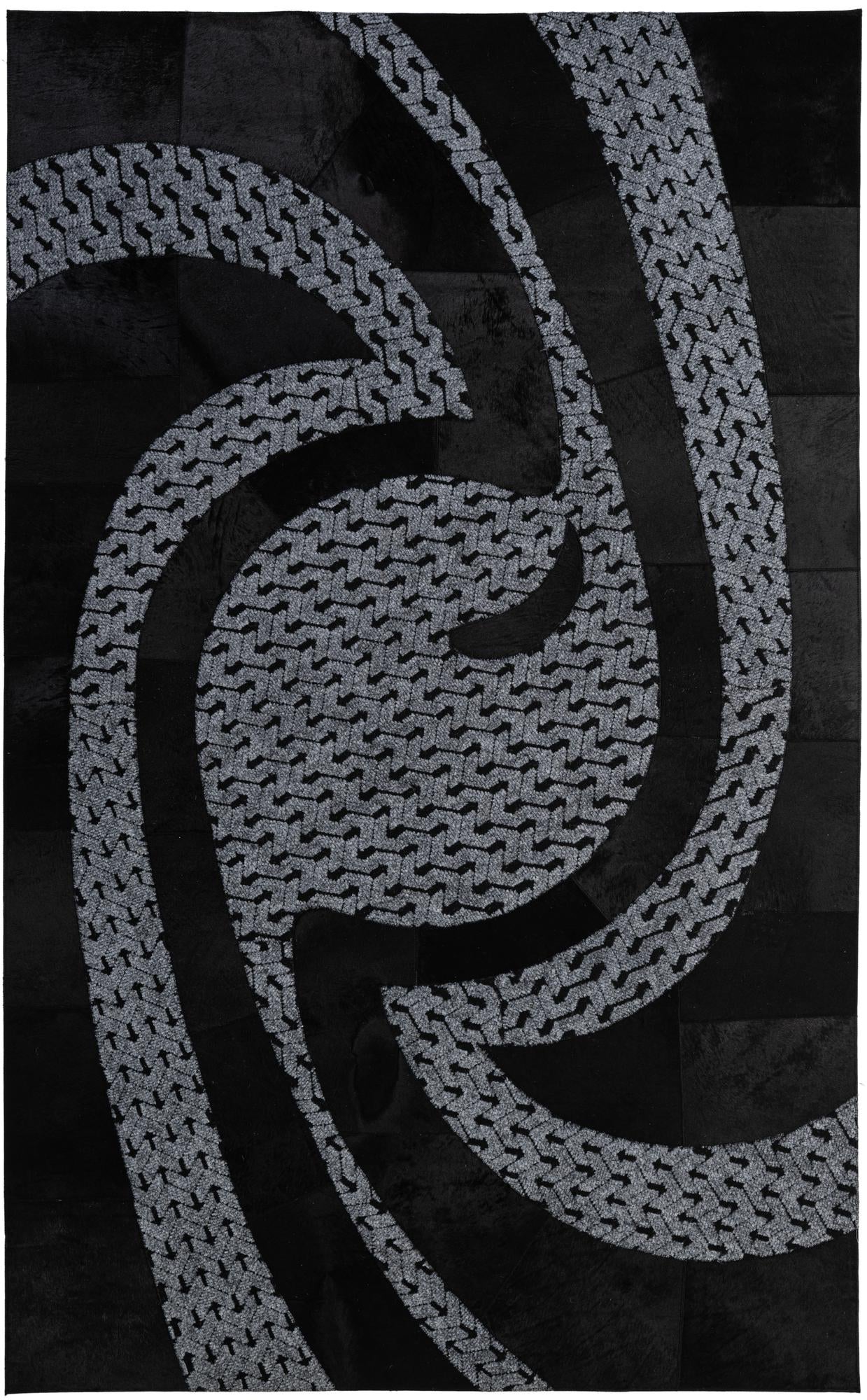 5' x 8' Cowhide - Patchwork Rug