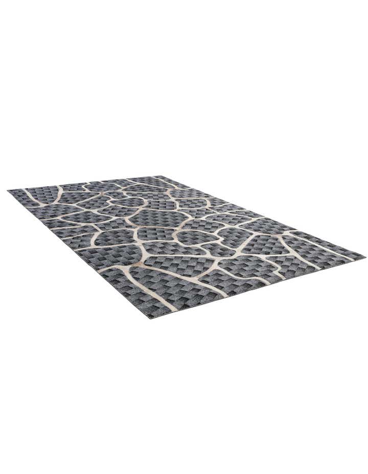 5' 2 x 8' Cowhide - Patchwork Rug