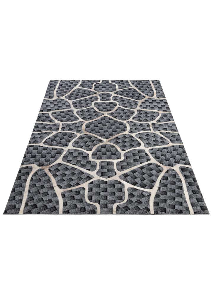 5' 2 x 8' Cowhide - Patchwork Rug