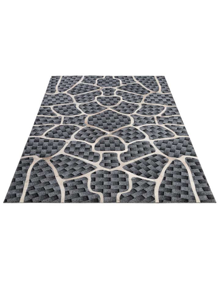 5' 2 x 8' Cowhide - Patchwork Rug