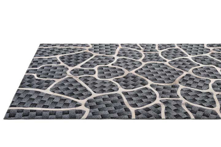 5' 2 x 8' Cowhide - Patchwork Rug