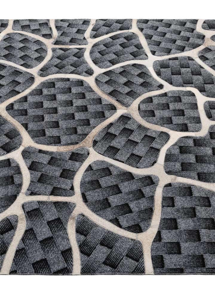 5' 2 x 8' Cowhide - Patchwork Rug