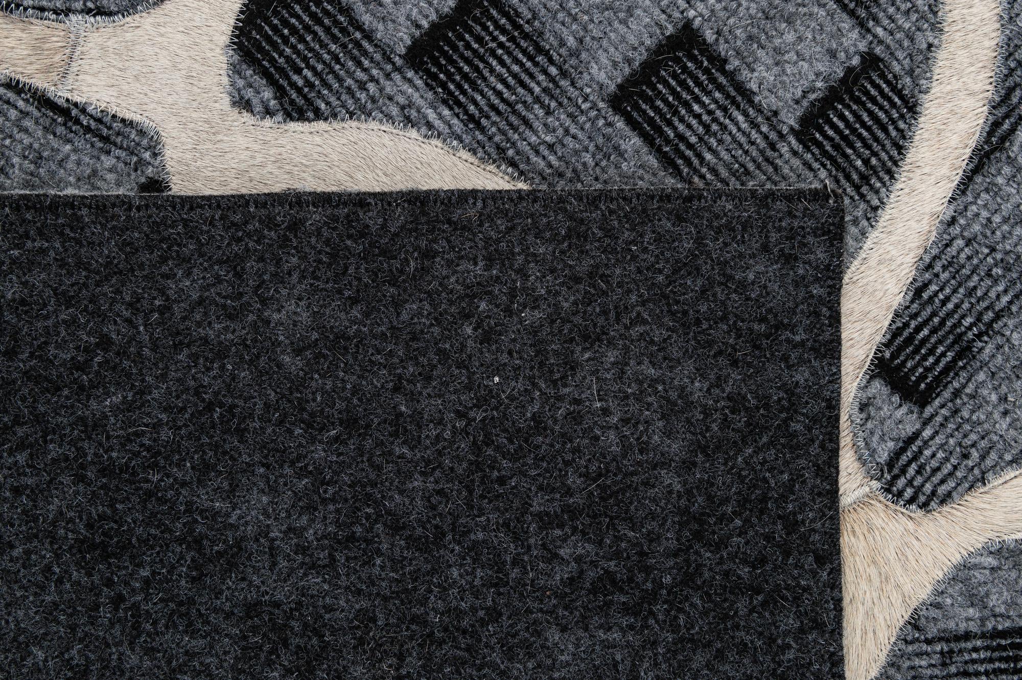 5' 2 x 8' Cowhide - Patchwork Rug