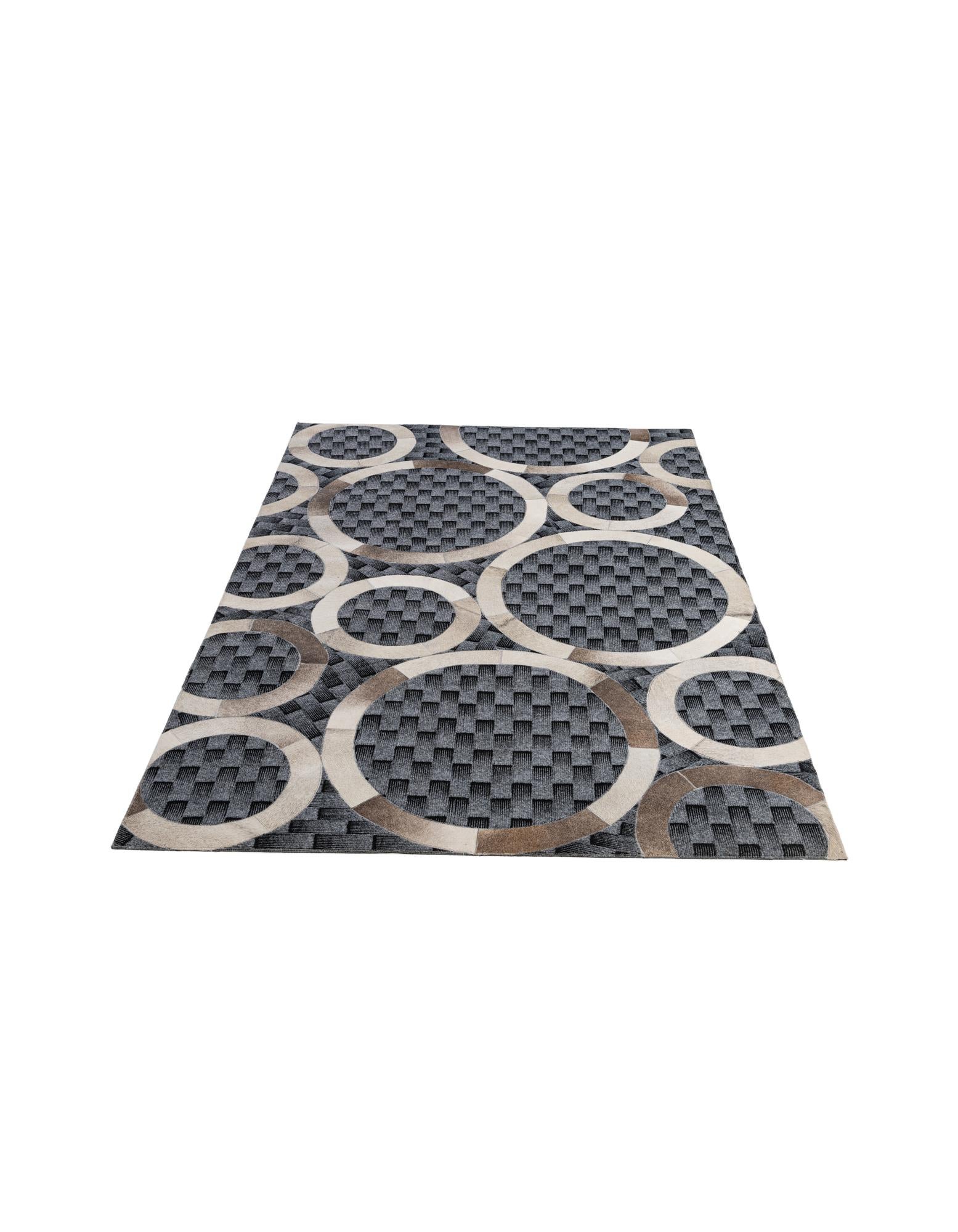 5' 1 x 7' 11 Cowhide - Patchwork Rug