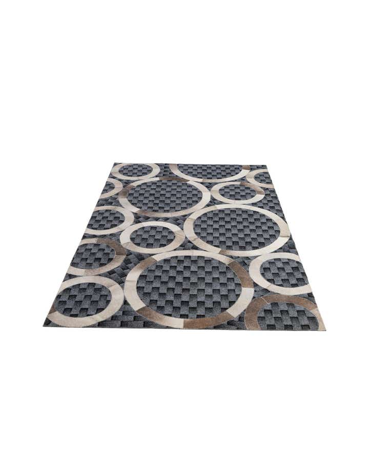 5' 1 x 7' 11 Cowhide - Patchwork Rug