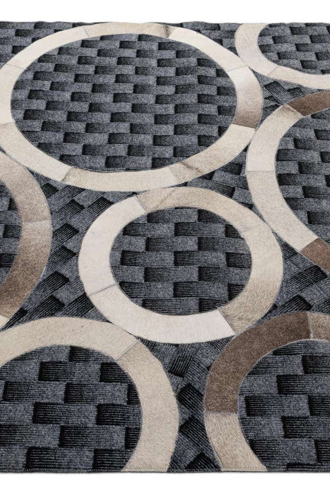 5' 1 x 7' 11 Cowhide - Patchwork Rug