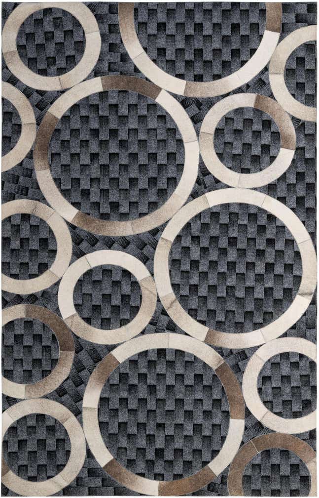 5' 1 x 7' 11 Cowhide - Patchwork Rug