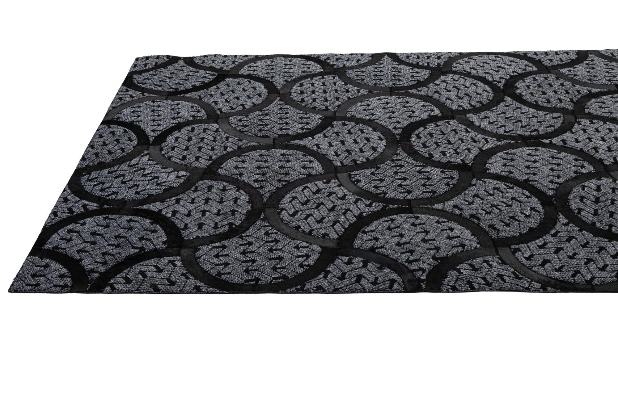 5' x 7' 11 Cowhide - Patchwork Rug