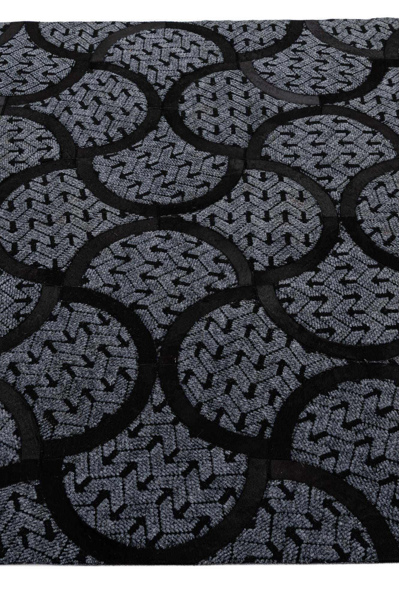 5' x 7' 11 Cowhide - Patchwork Rug
