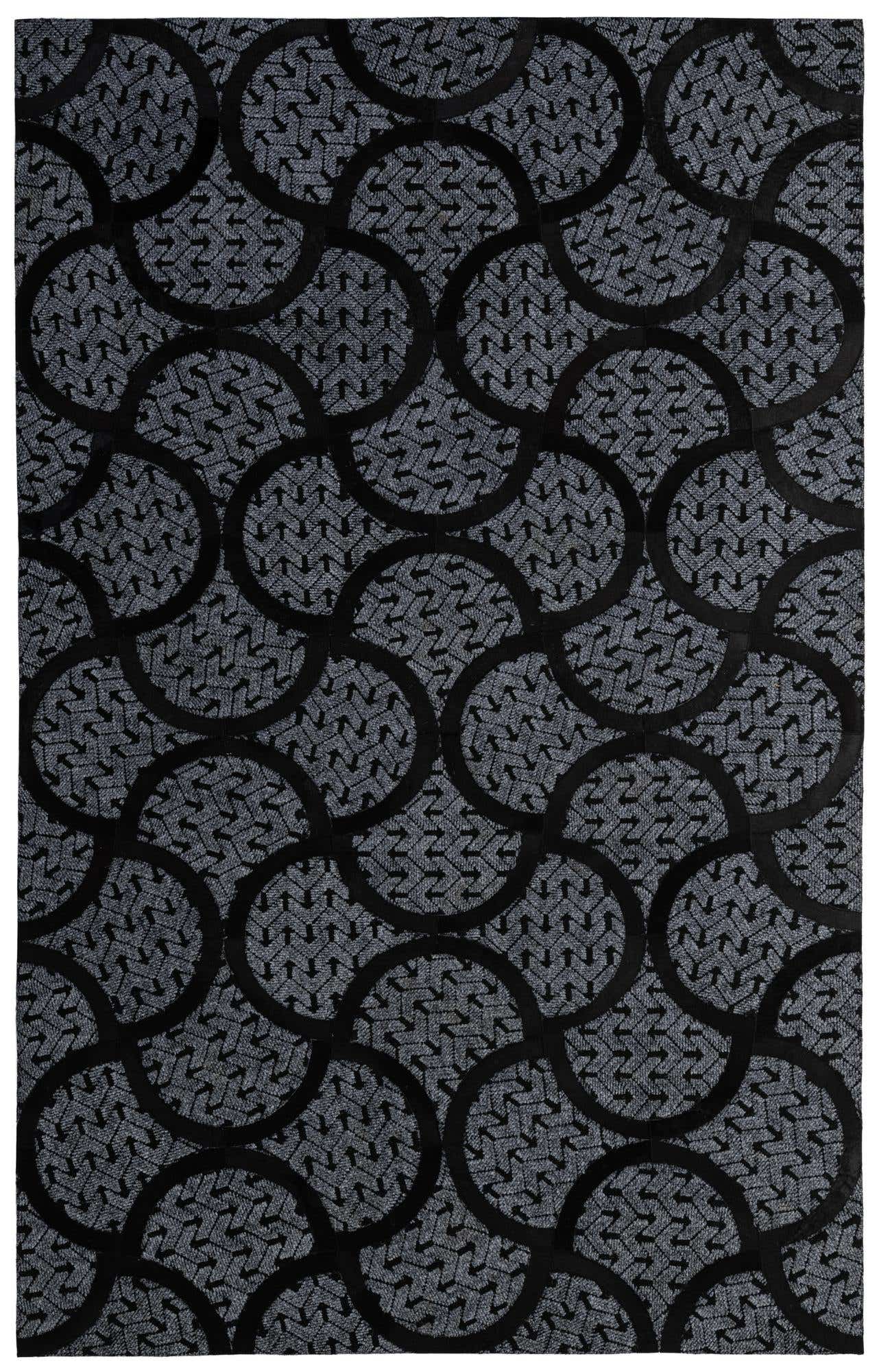 5' x 7' 11 Cowhide - Patchwork Rug