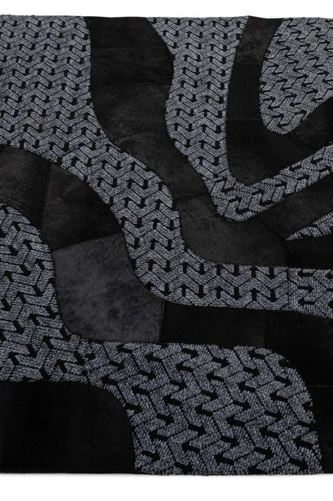 5' x 8' 1 Cowhide - Patchwork Rug