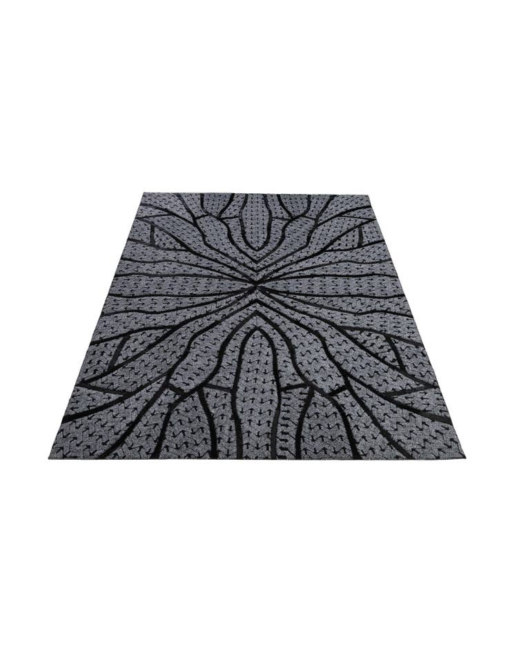 Detail image of 5' 2 x 8' 1 Cowhide - Patchwork Rug