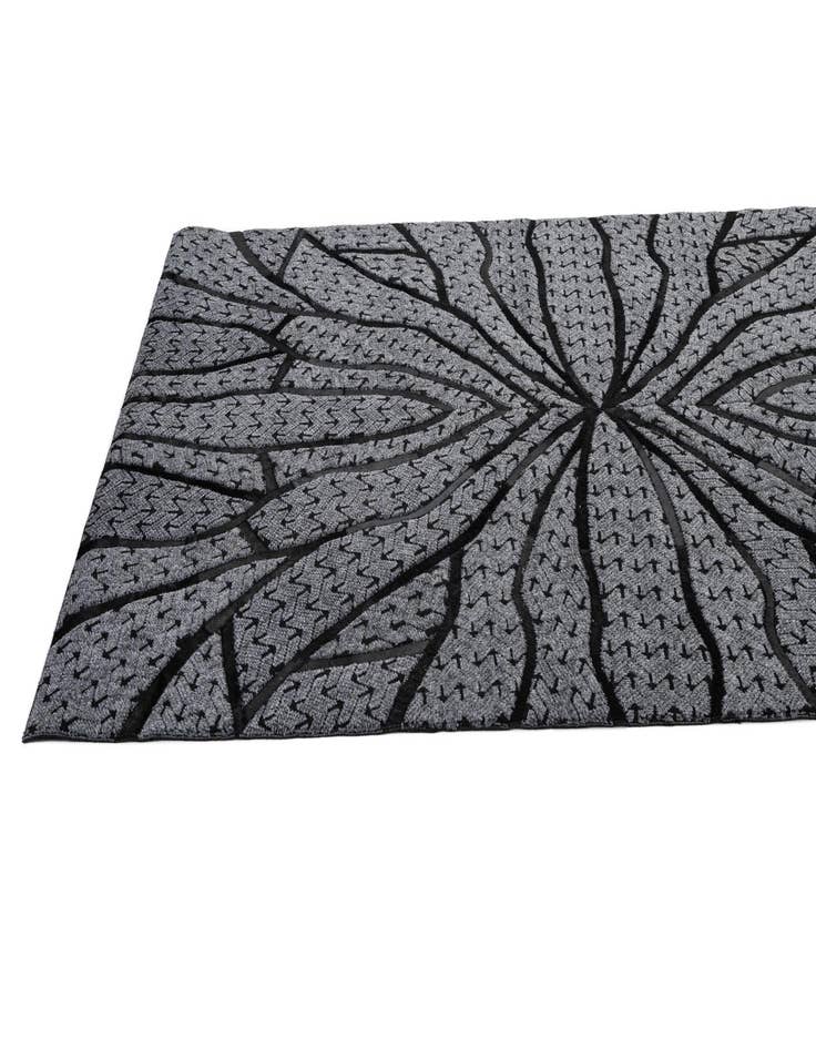 Detail image of 5' 2 x 8' 1 Cowhide - Patchwork Rug