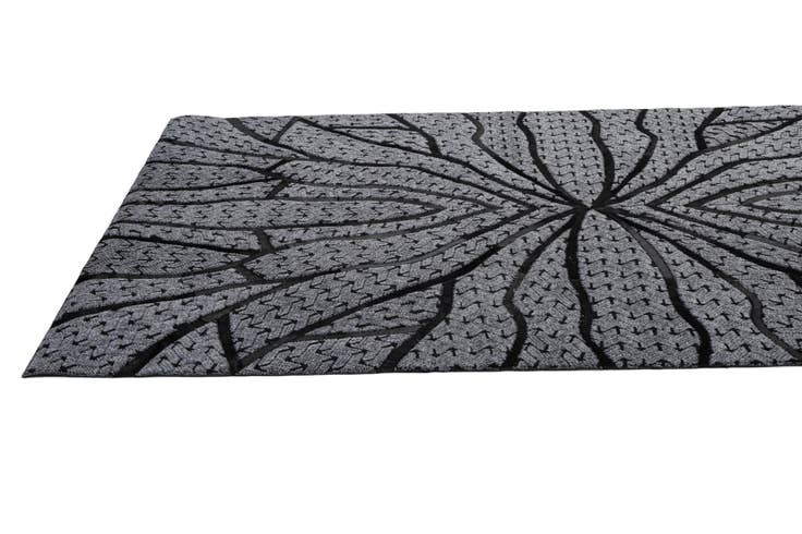 Detail image of 5' 2 x 8' 1 Cowhide - Patchwork Rug