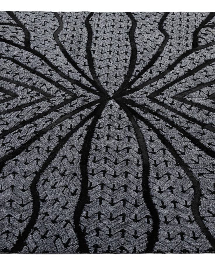 Detail image of 5' 2 x 8' 1 Cowhide - Patchwork Rug