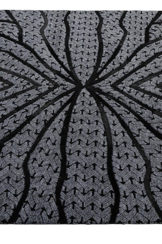 Detail image of 5' 2 x 8' 1 Cowhide - Patchwork Rug