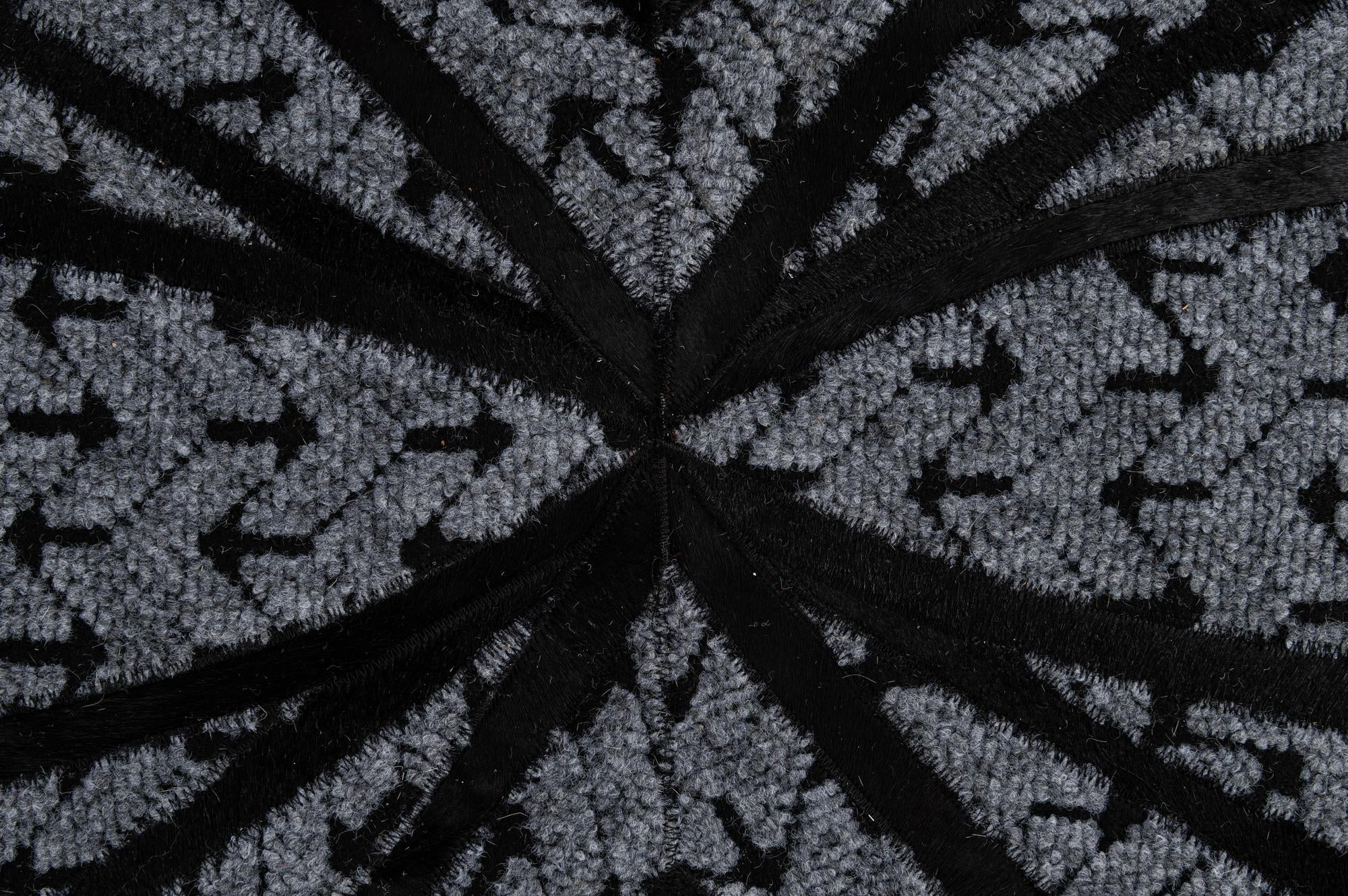 5' 2 x 8' 1 Cowhide - Patchwork Rug