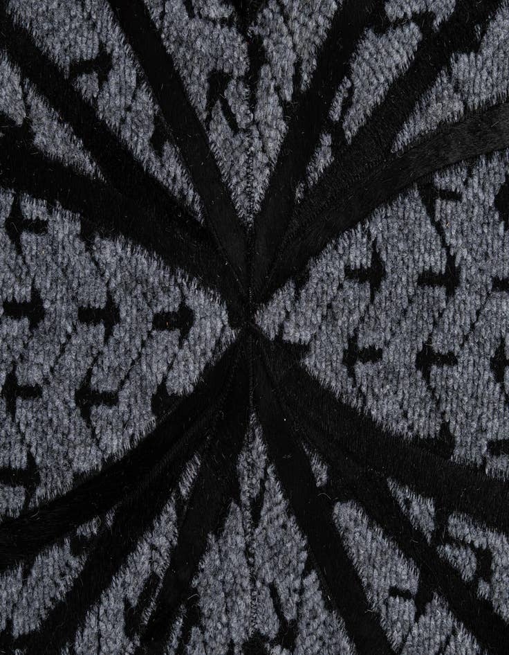 Detail image of 5' 2 x 8' 1 Cowhide - Patchwork Rug