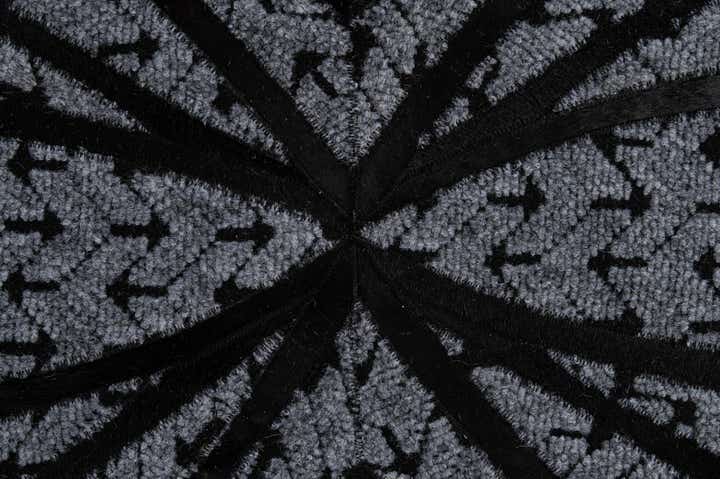 5' 2 x 8' 1 Cowhide - Patchwork Rug