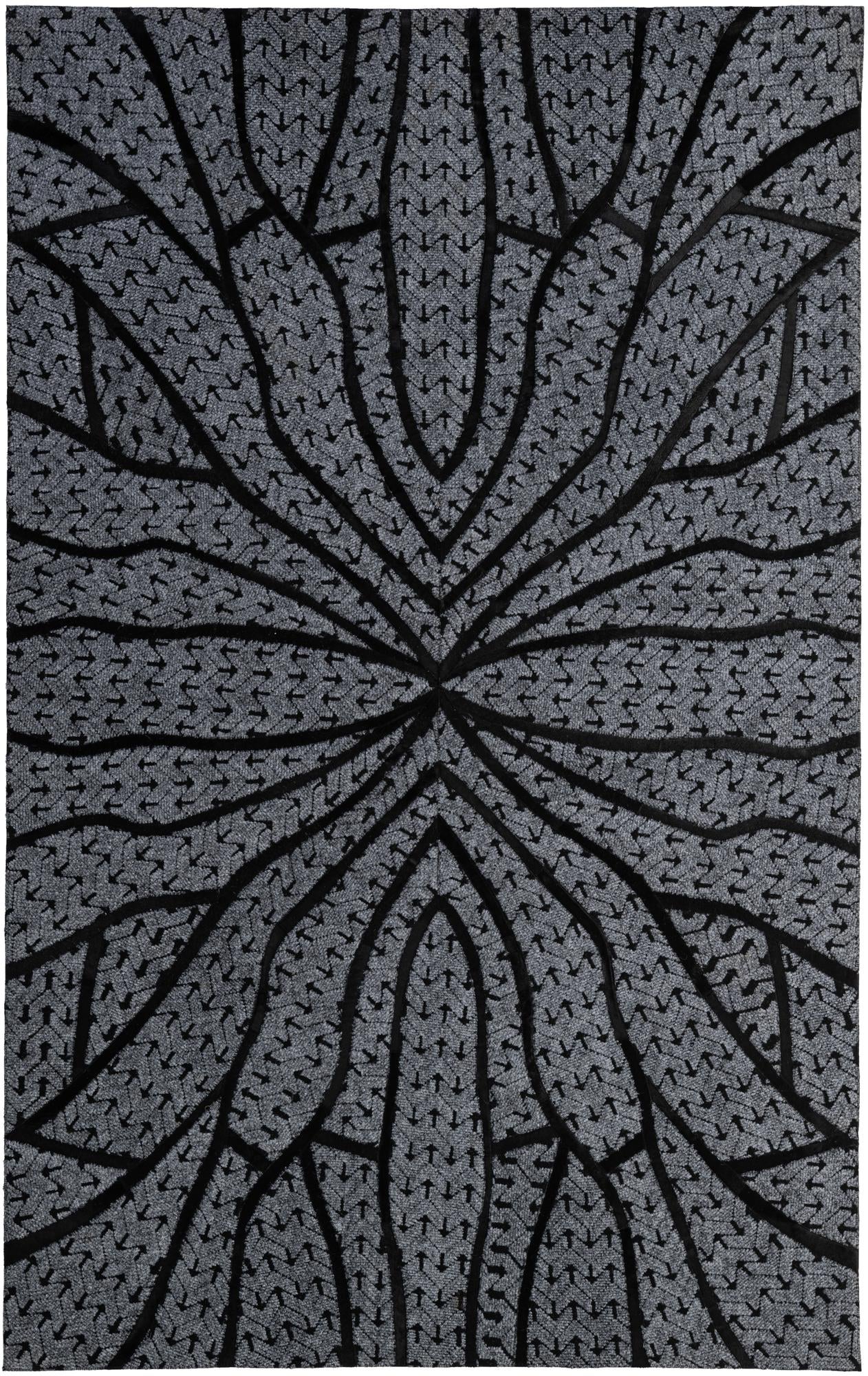 5' 2 x 8' 1 Cowhide - Patchwork Rug