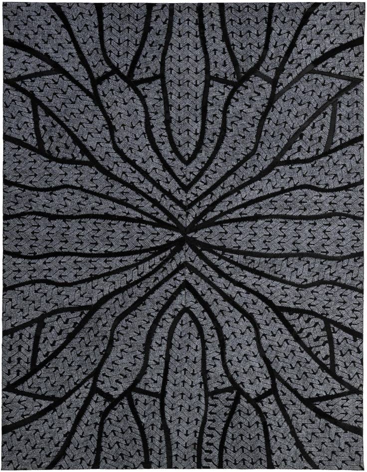 Detail image of 5' 2 x 8' 1 Cowhide - Patchwork Rug