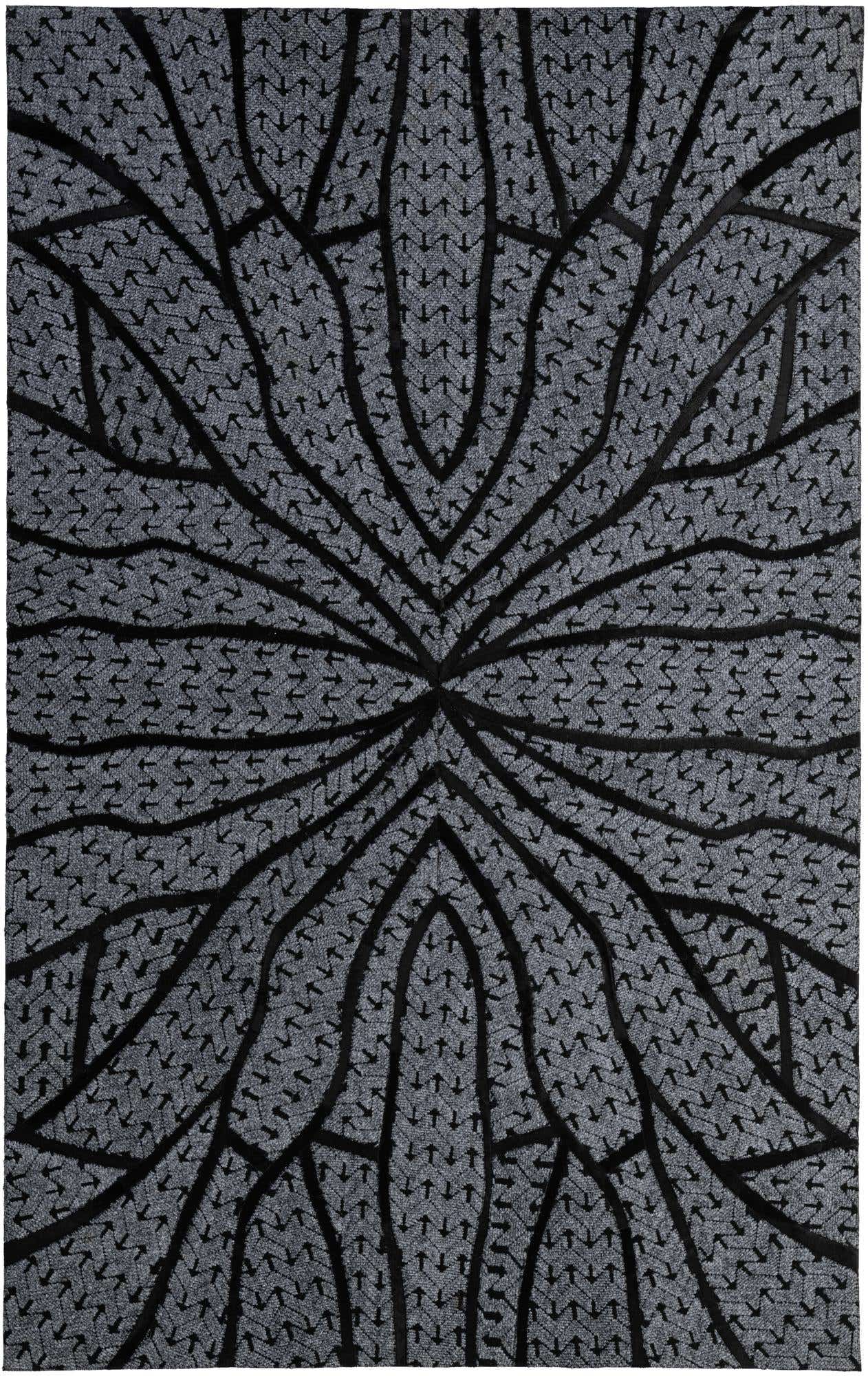 5' 2 x 8' 1 Cowhide - Patchwork Rug