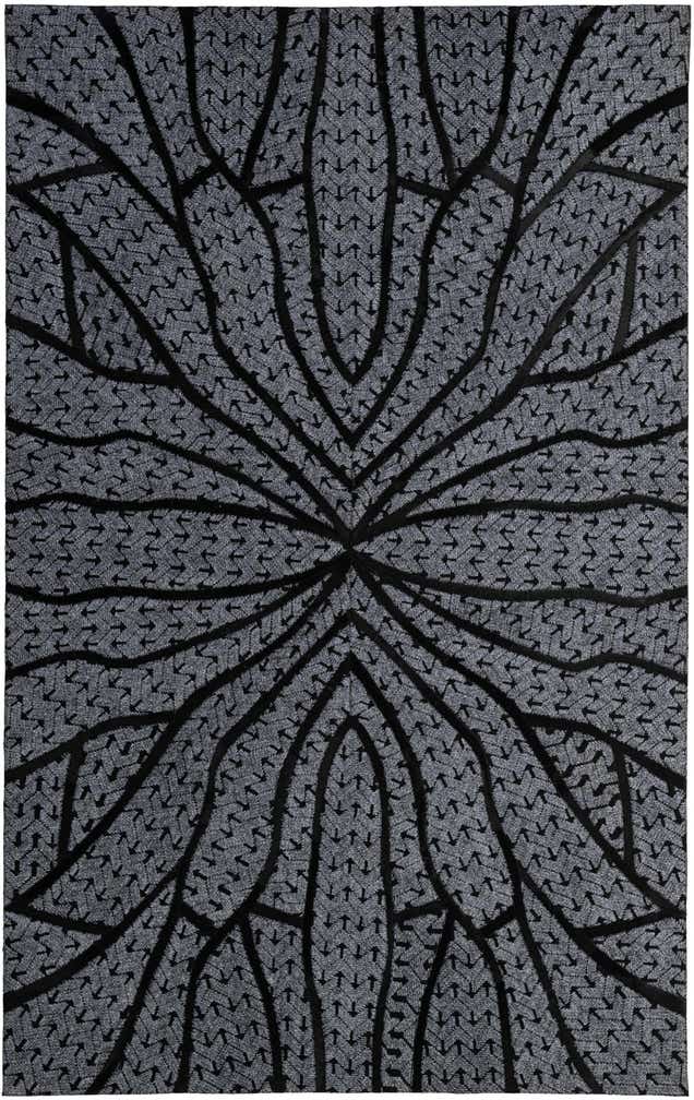 5' 2 x 8' 1 Cowhide - Patchwork Rug