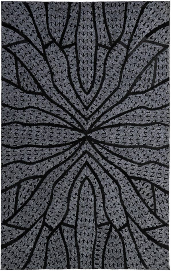 Detail image of 5' 2 x 8' 1 Cowhide - Patchwork Rug