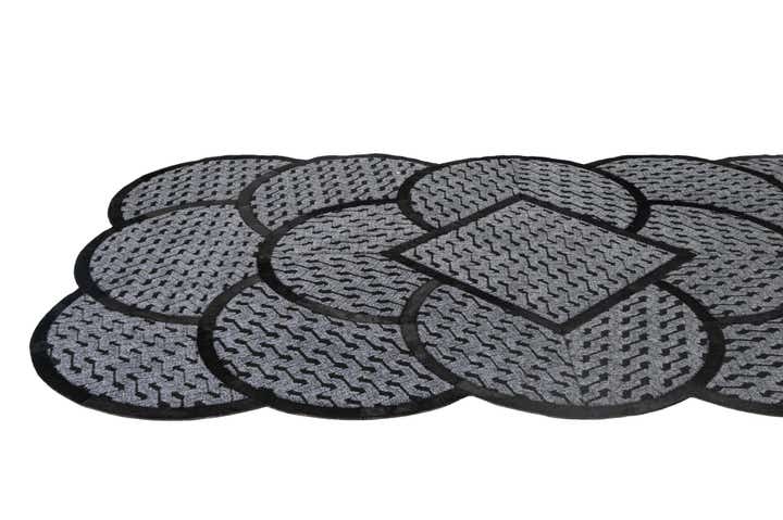 5' 1 x 8' 1 Cowhide - Patchwork Rug