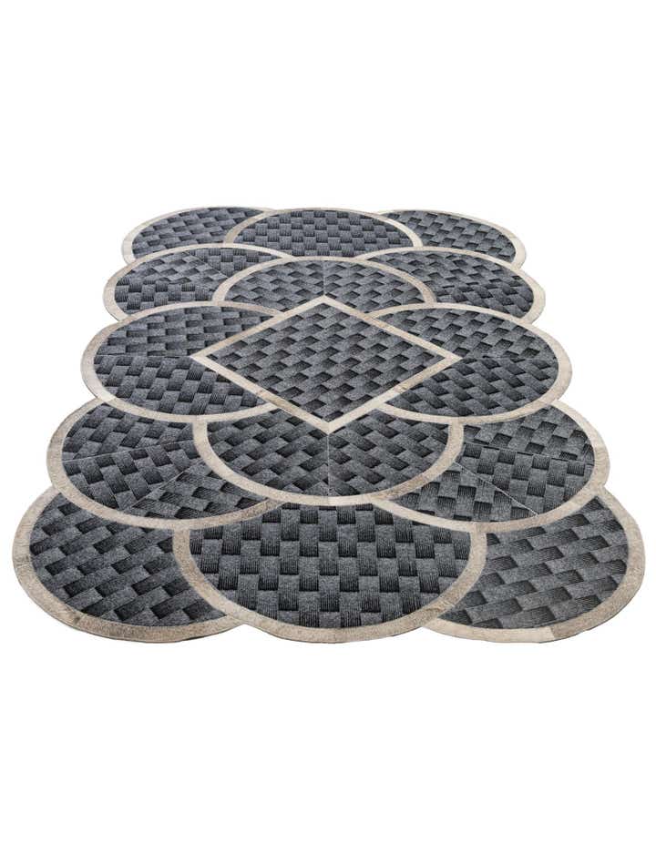 5' x 8' Cowhide - Patchwork Rug