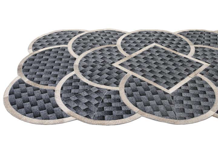 5' x 8' Cowhide - Patchwork Rug