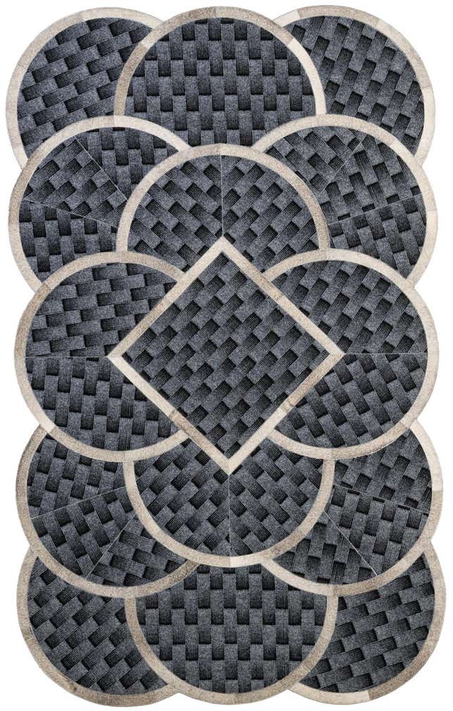 5' x 8' Cowhide - Patchwork Rug