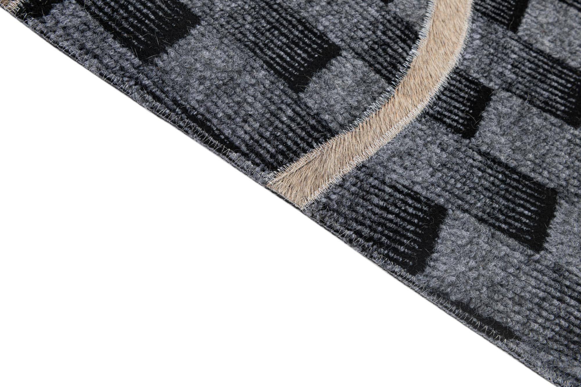 5' 2 x 8' Cowhide - Patchwork Rug
