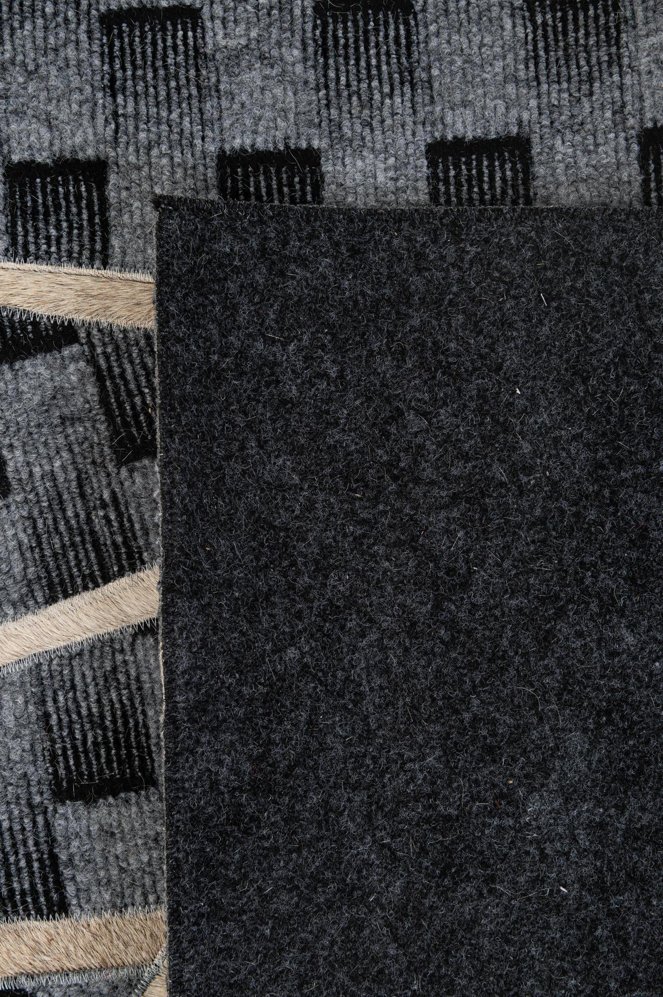 5' 2 x 8' Cowhide - Patchwork Rug